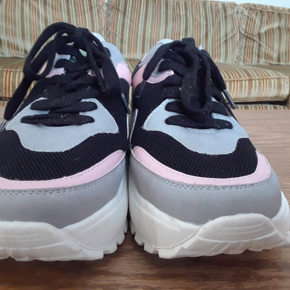 Wild Fable Multi Colored Chunky Wedge Sneakers